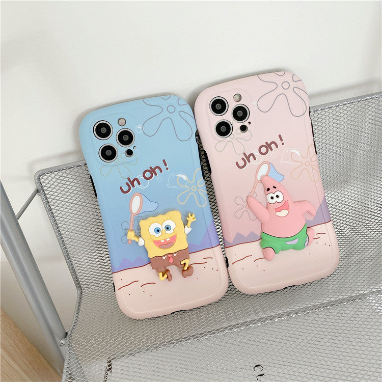 Huawei mate40pro three-dimensional sponge baby phone case for