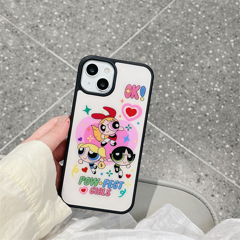 Powerpuff Girl Gradient Heart Case