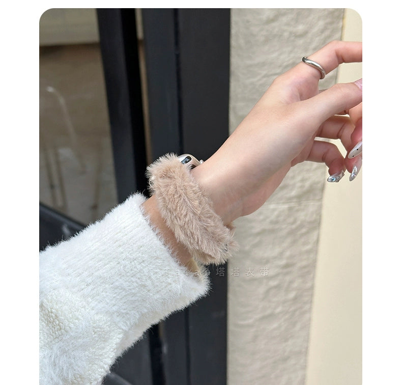 Adorable Faux Fur Watch Strap