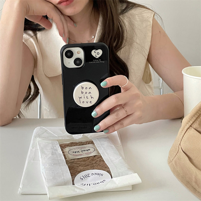 Bon bon with love Pop Socket Case