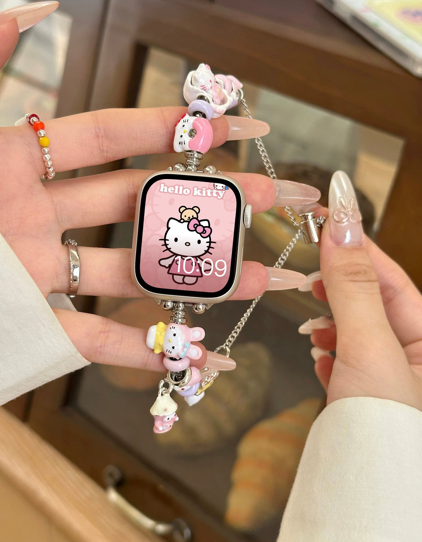 Cute Anime Beaded Watch Strap