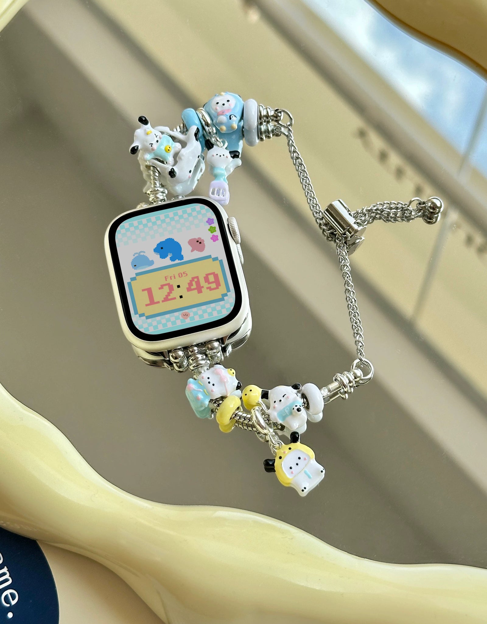 Cute Anime Beaded Watch Strap