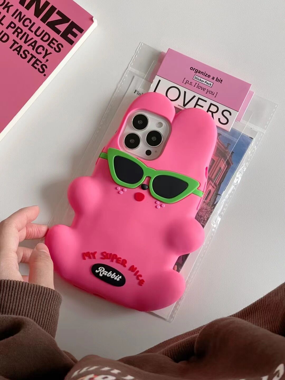 Sunglass Pink Bunny Case