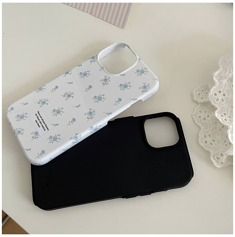 White Floral Case