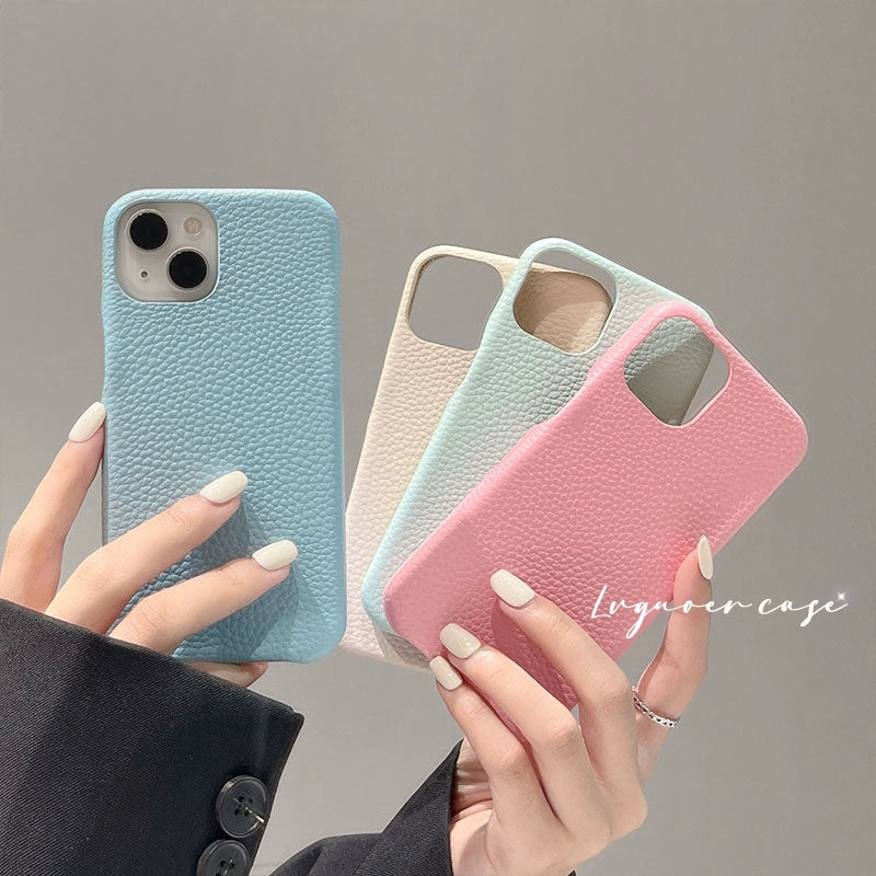 Solid Pastel PU Case