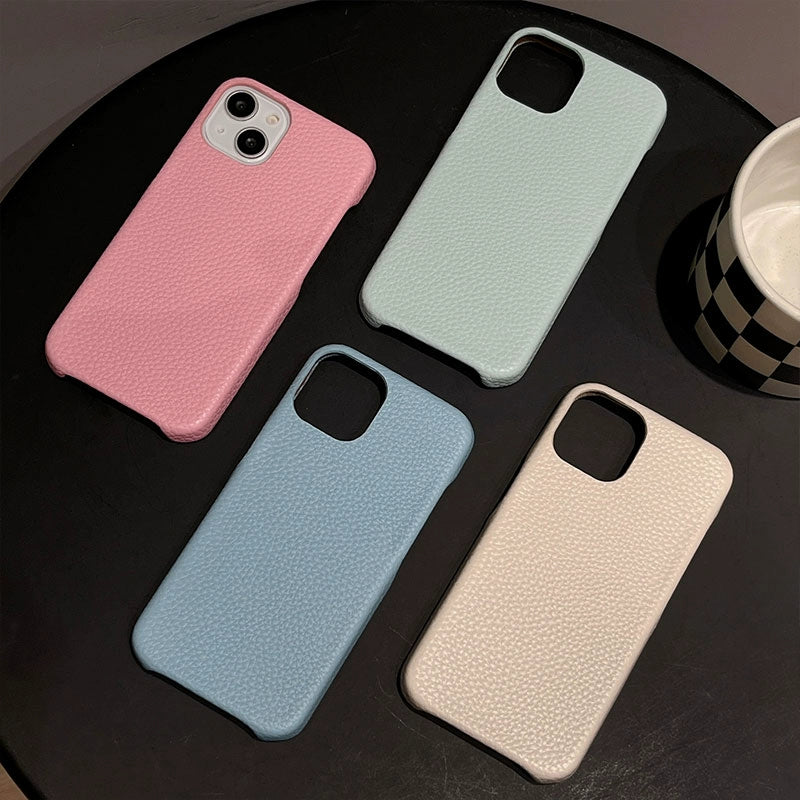 Solid Pastel PU Case