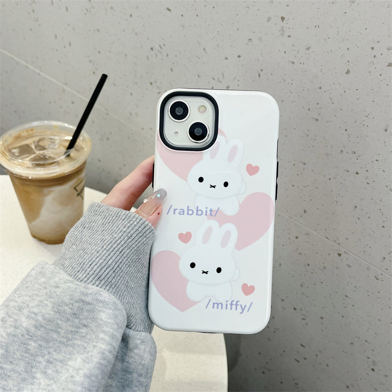 Miffy Bunny Heart White Case