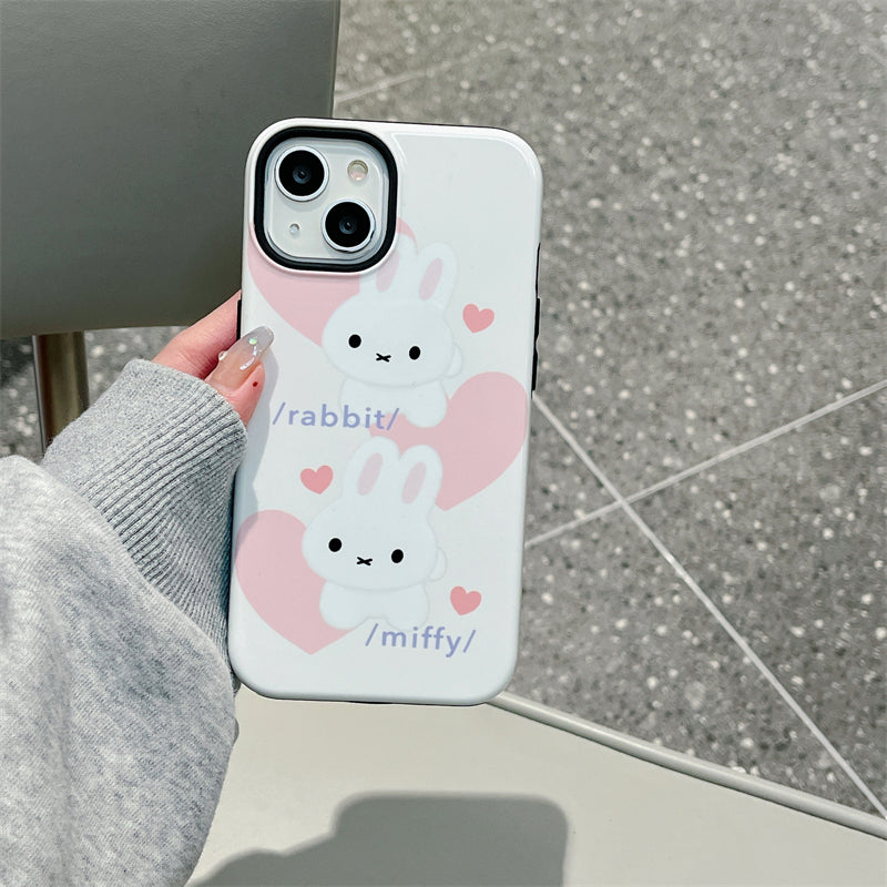 Miffy Bunny Heart White Case