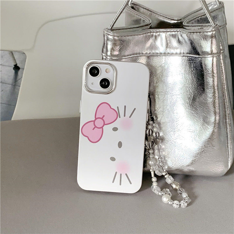 Kitty Face Plating Case