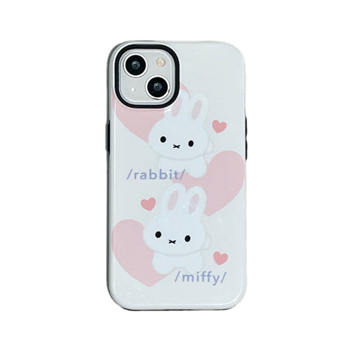 Miffy Bunny Heart White Case