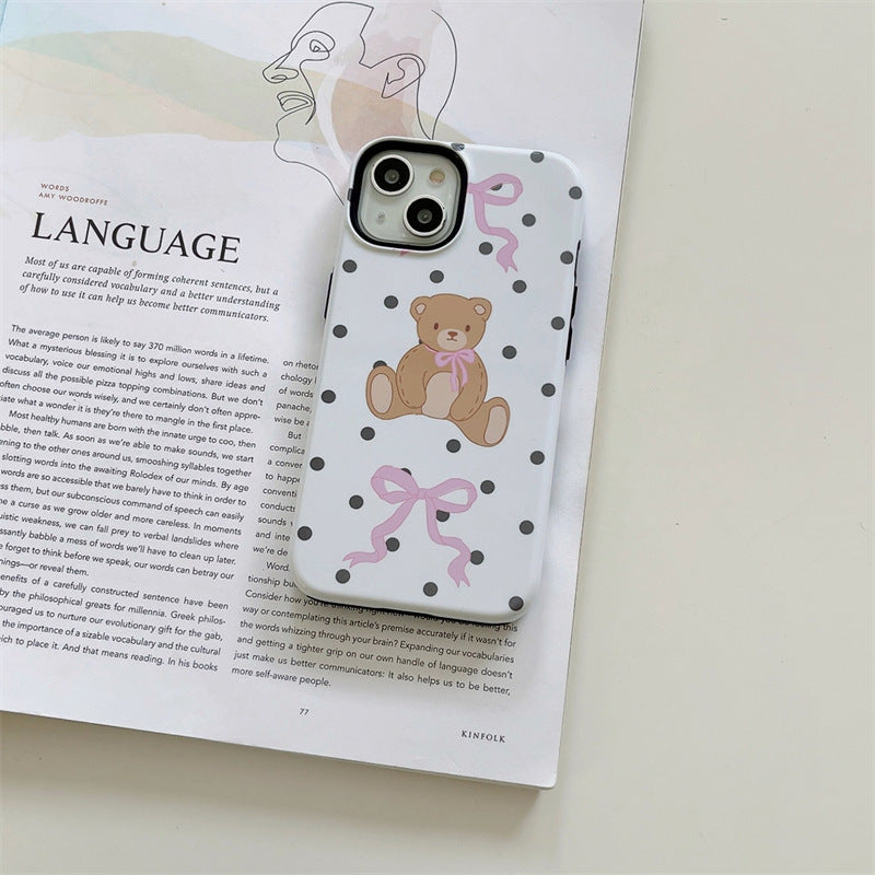 Polka Teddy Case