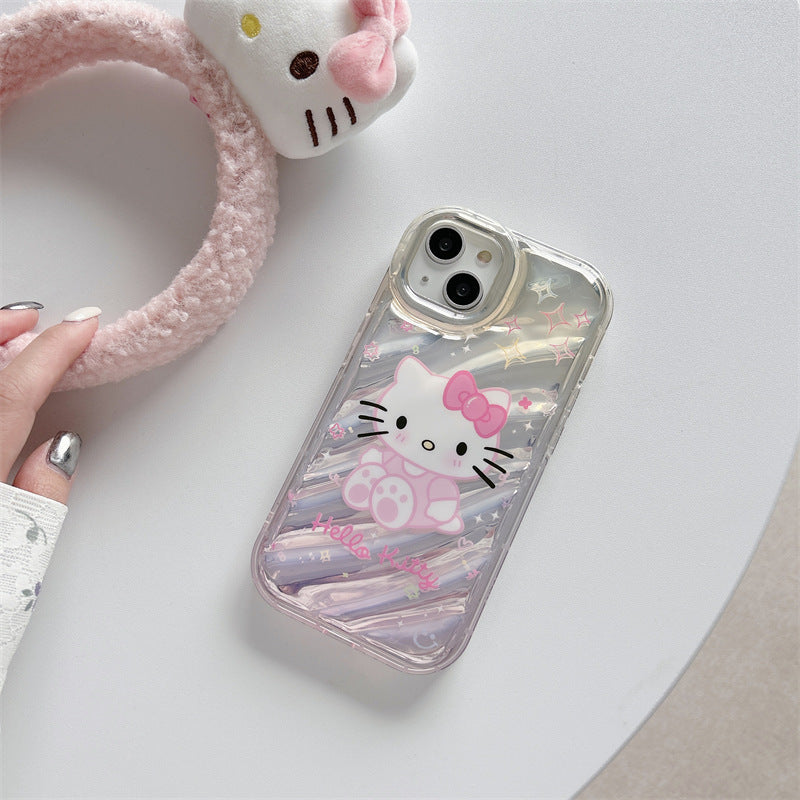 Pink Aesthetic Kitty Case