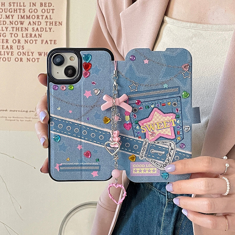 Denim Flip Case