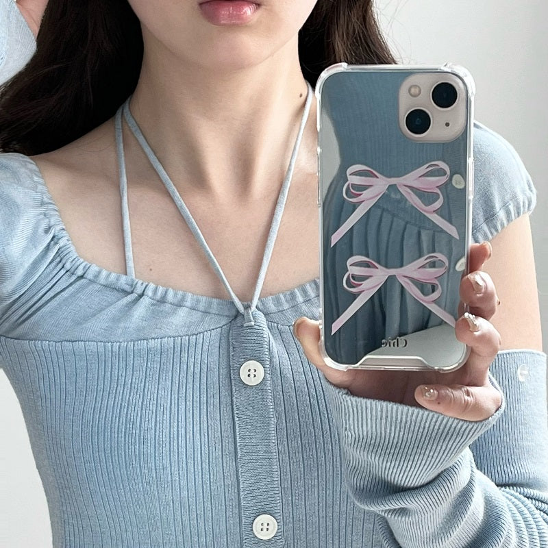 Double Bow Mirror Case