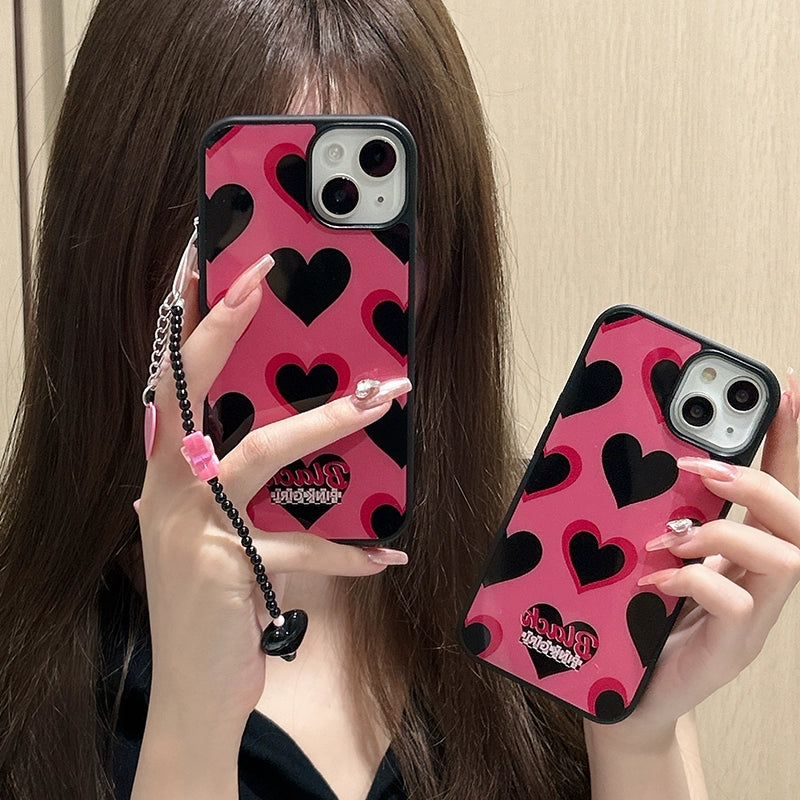 Hot Pink Layering Heart Case