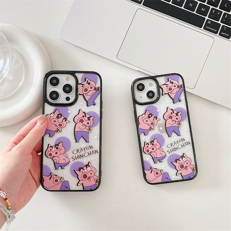 Lilac Shinchan Case