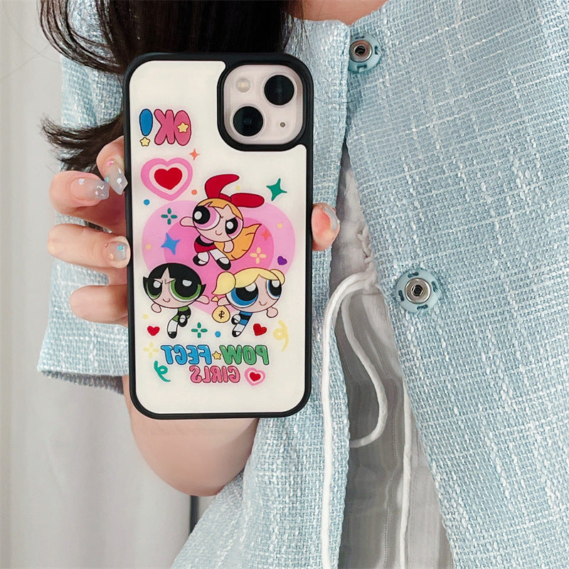 Powerpuff Girl Gradient Heart Case