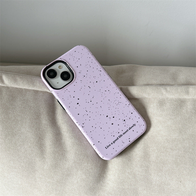 Black Heart Pink Splash Case