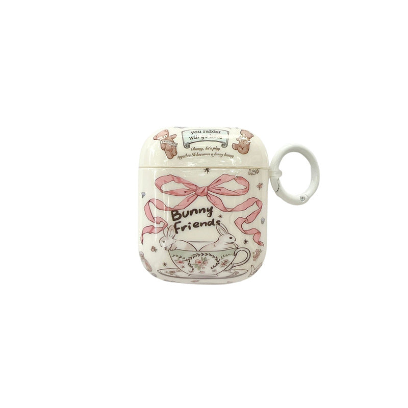 Tea Cup Bunny AirPods Case