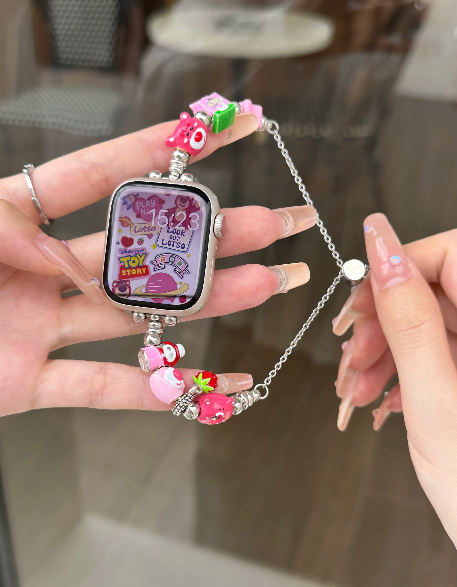 Cartoon Series Beaded Watch Bracelet