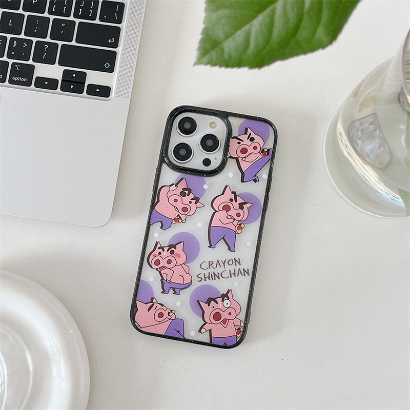 Lilac Shinchan Case