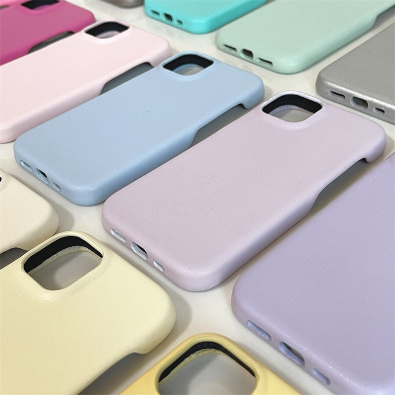 Plain Solid PU Case