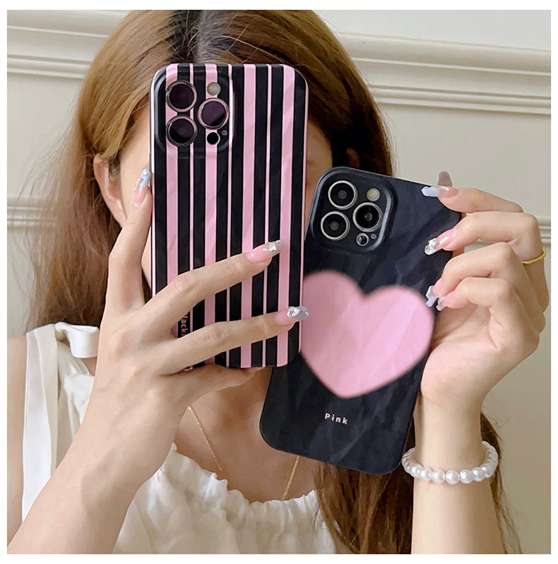 Black Heart Vertical Combo Case