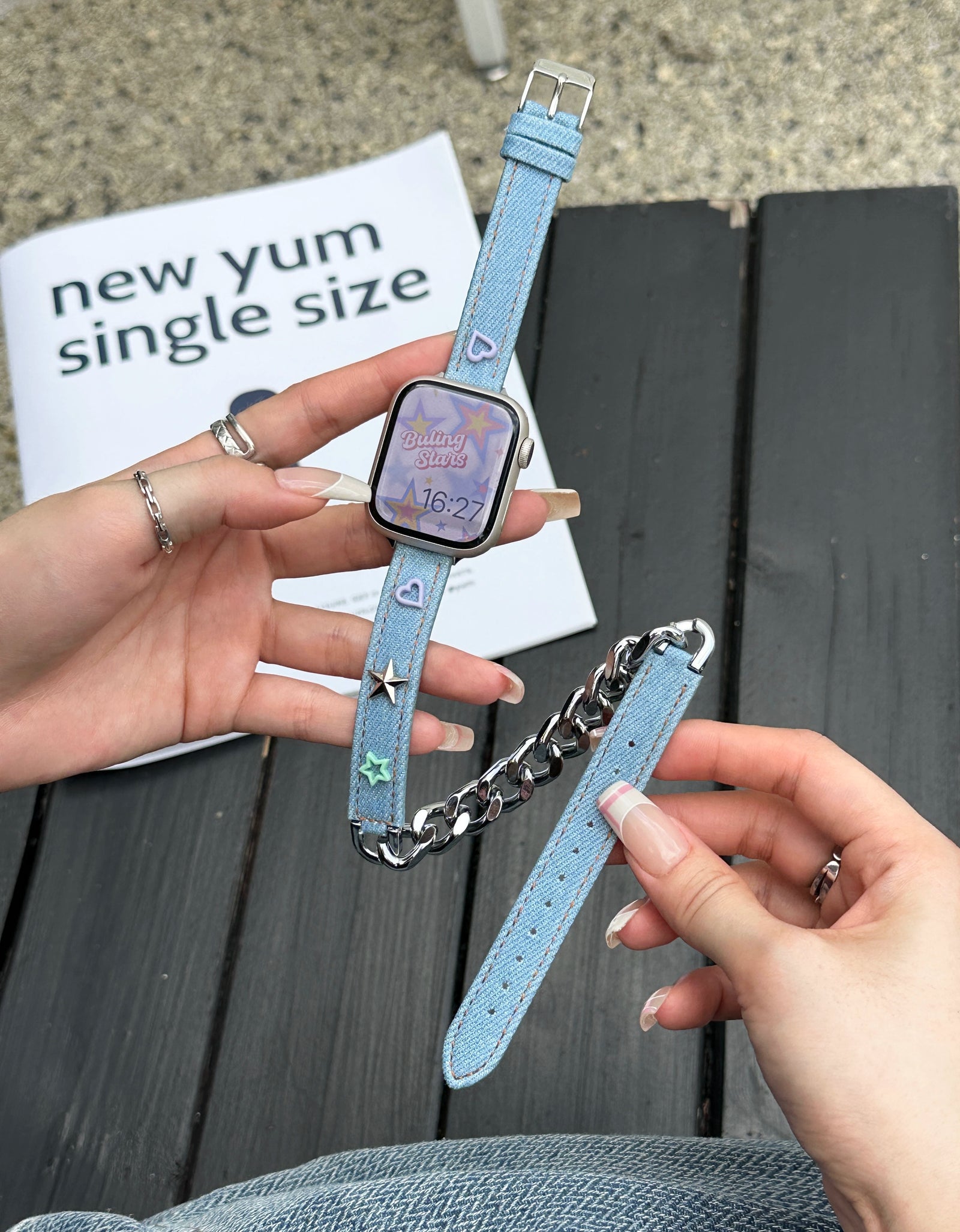 Y2k Denim Bliss Loop Watch Strap