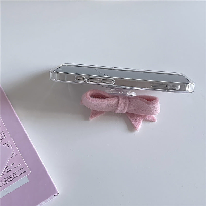 Baby Pink Velvet Ribbbon Magsafe Case