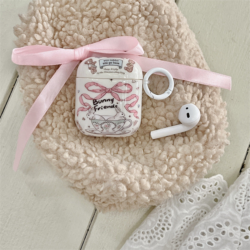 Tea Cup Bunny AirPods Case