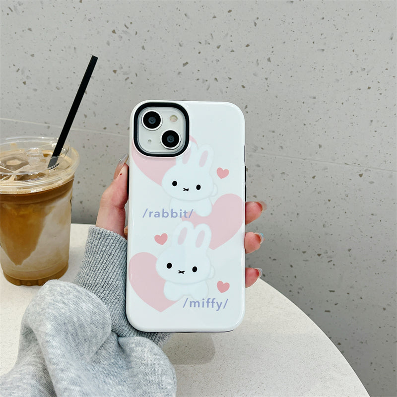 Miffy Bunny Heart White Case