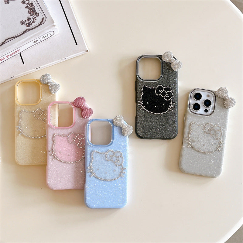 Crystal Bow Kitty Case