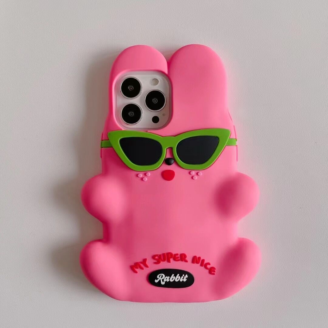 Sunglass Pink Bunny Case