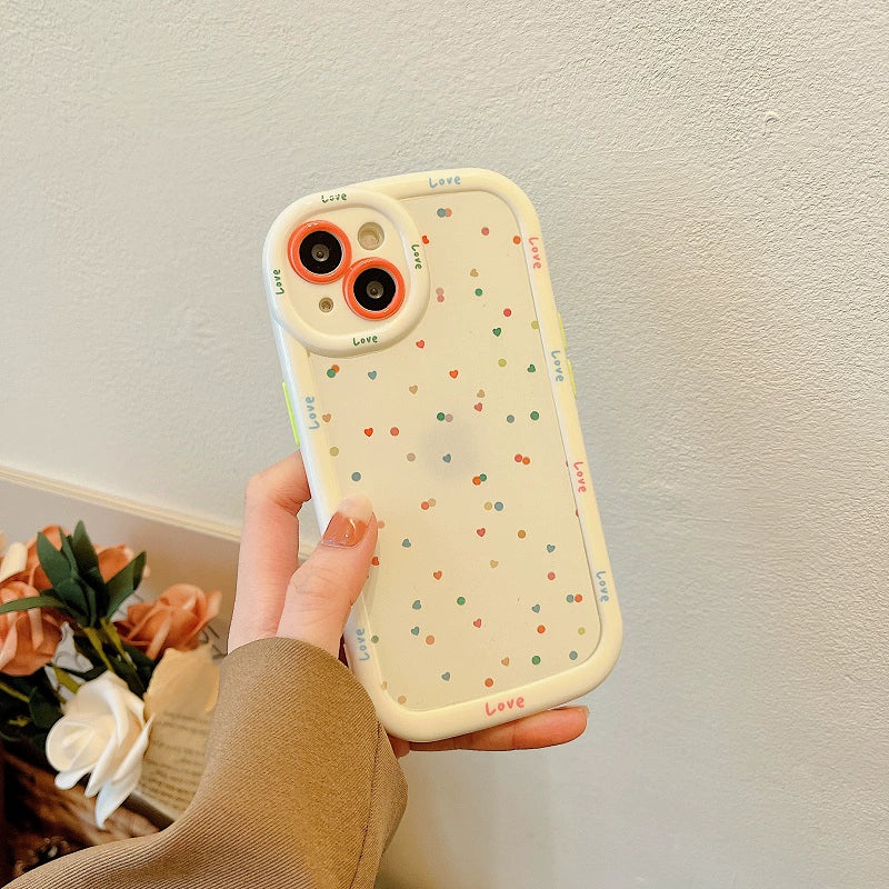 Mini Polka Heart Case