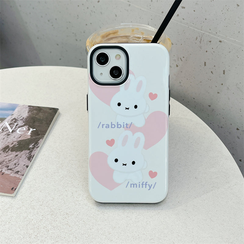 Miffy Bunny Heart White Case