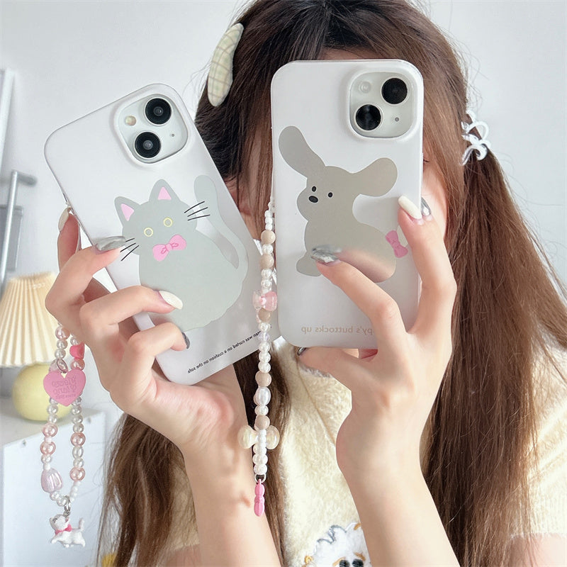 Cute Bow Pets Mirror Case