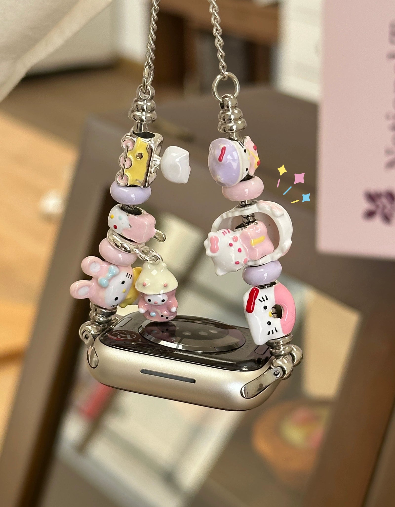 Cute Anime Beaded Watch Strap