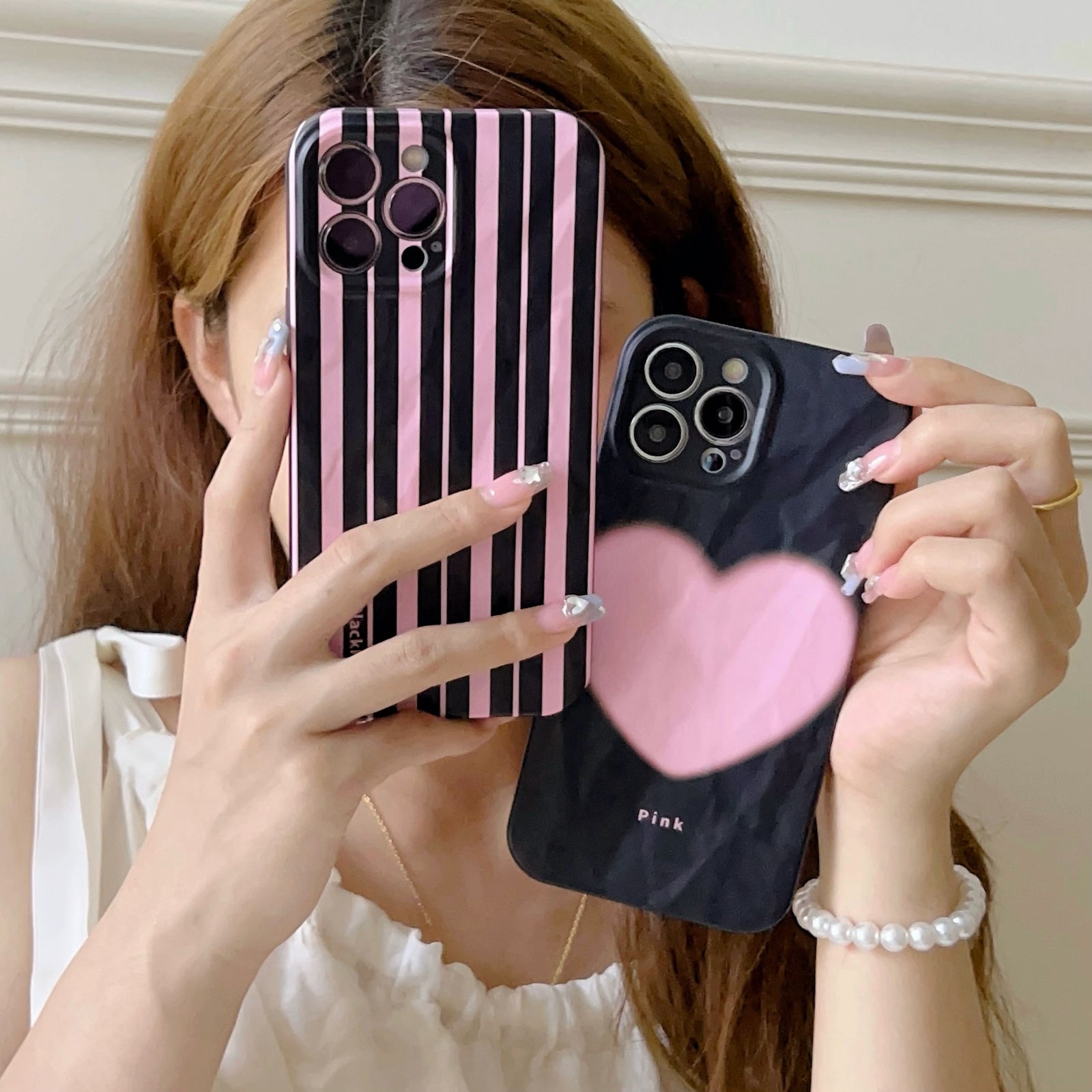 Black Heart Vertical Combo Case