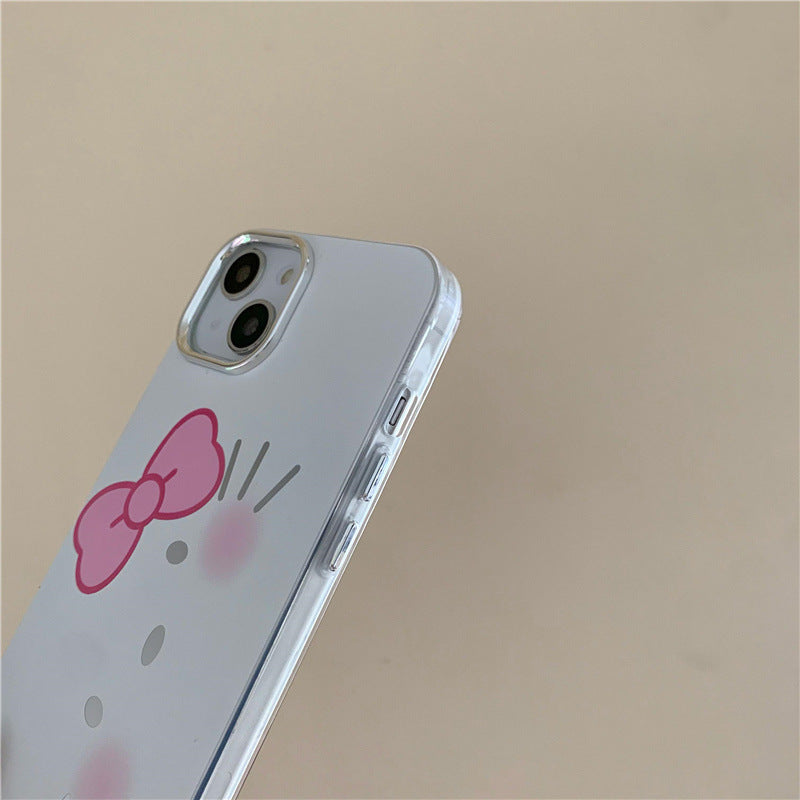 Kitty Face Plating Case