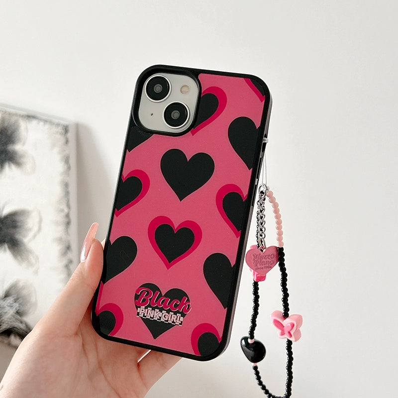 Hot Pink Layering Heart Case