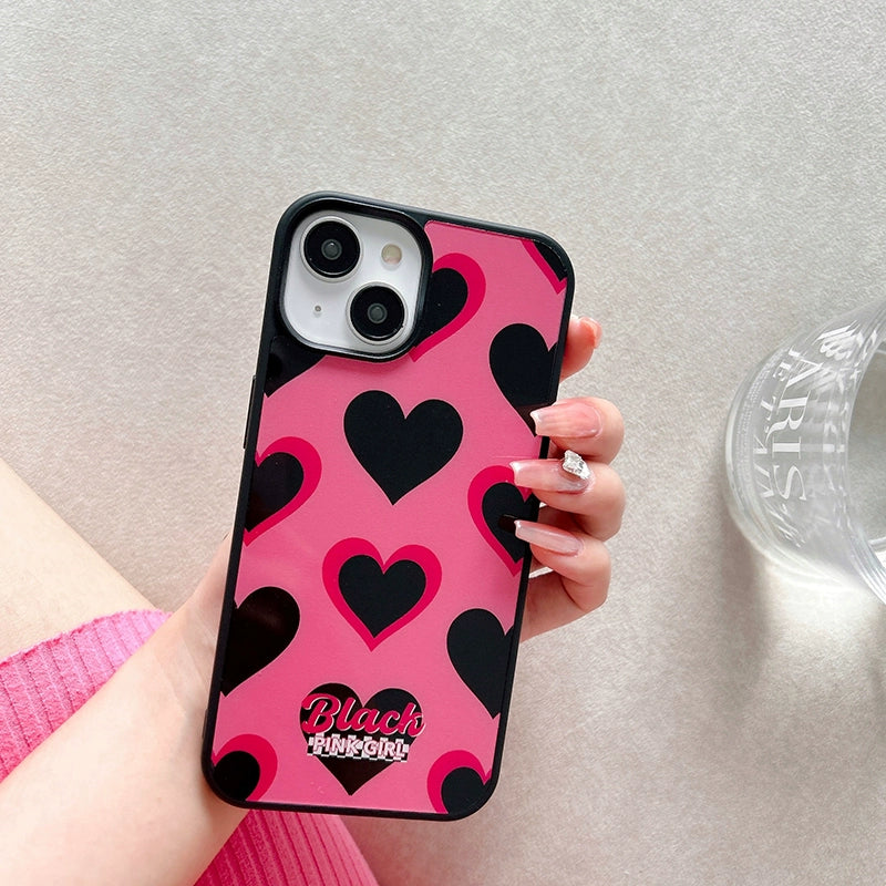 Hot Pink Layering Heart Case