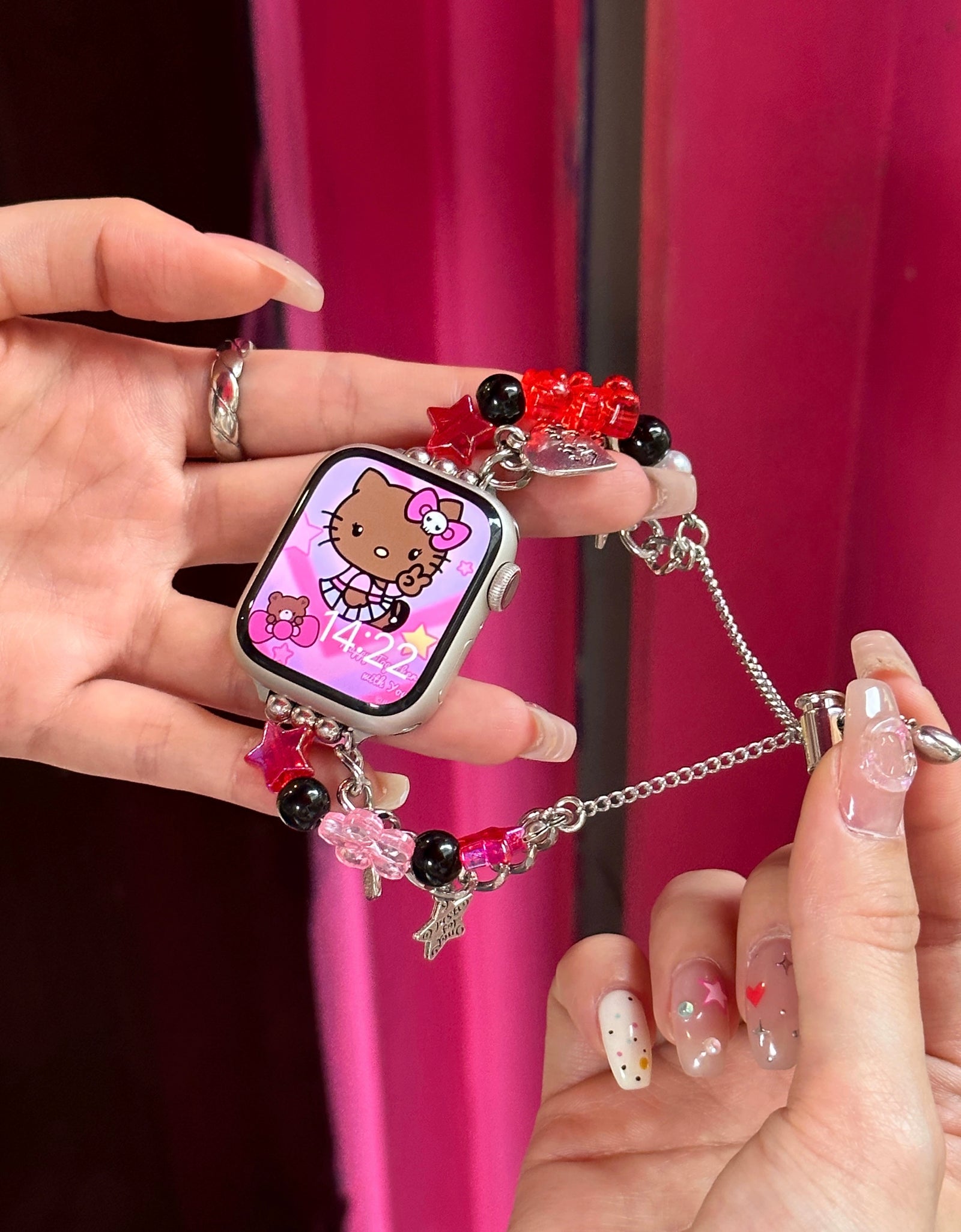 Gummy Bear Y2K Beaded Watch Bracelet