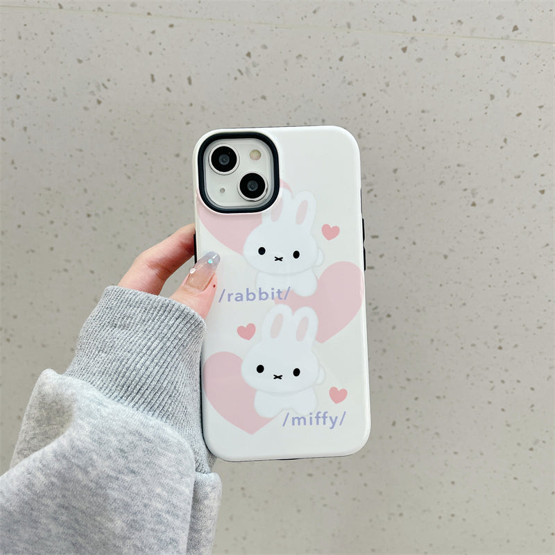 Miffy Bunny Heart White Case