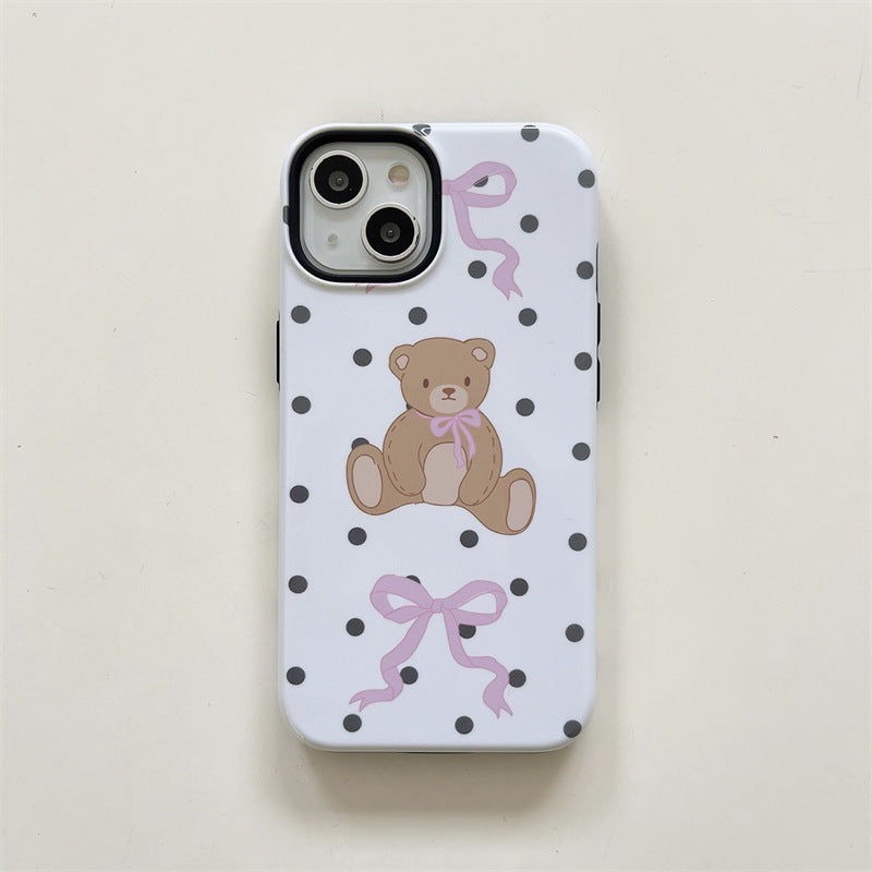 Polka Teddy Case