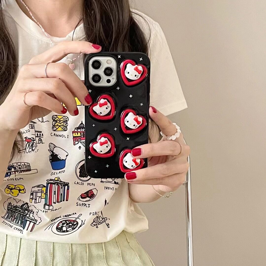 Heart Never End Kitty Case