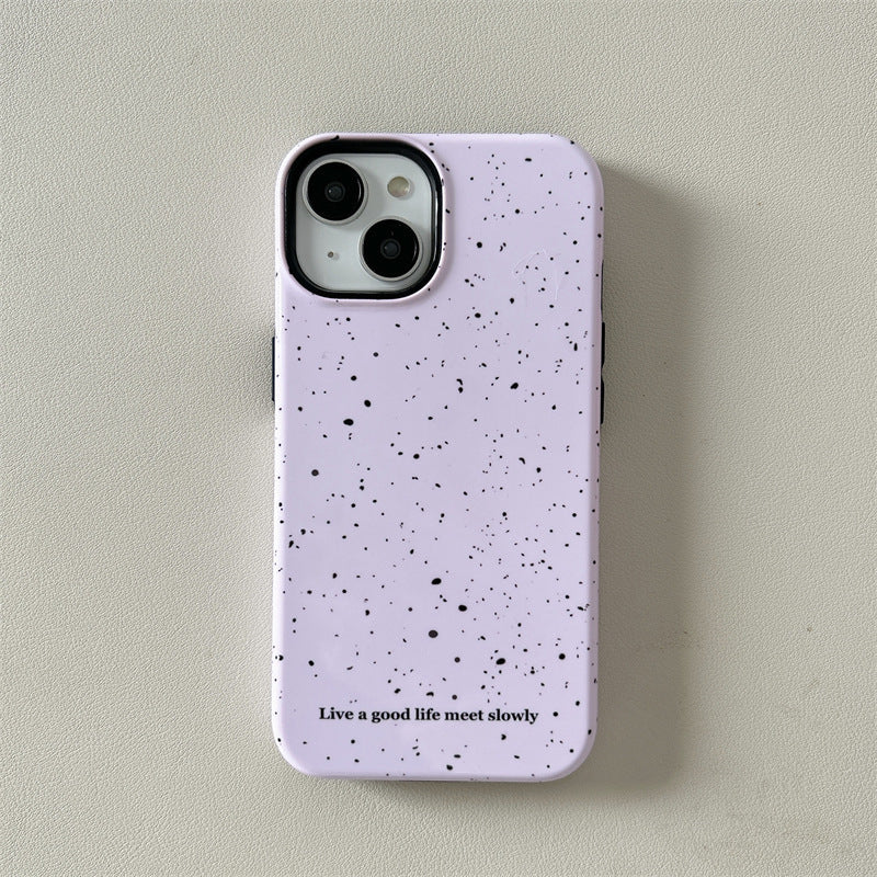 Black Heart Pink Splash Case