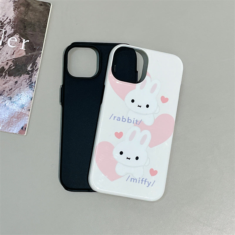 Miffy Bunny Heart White Case