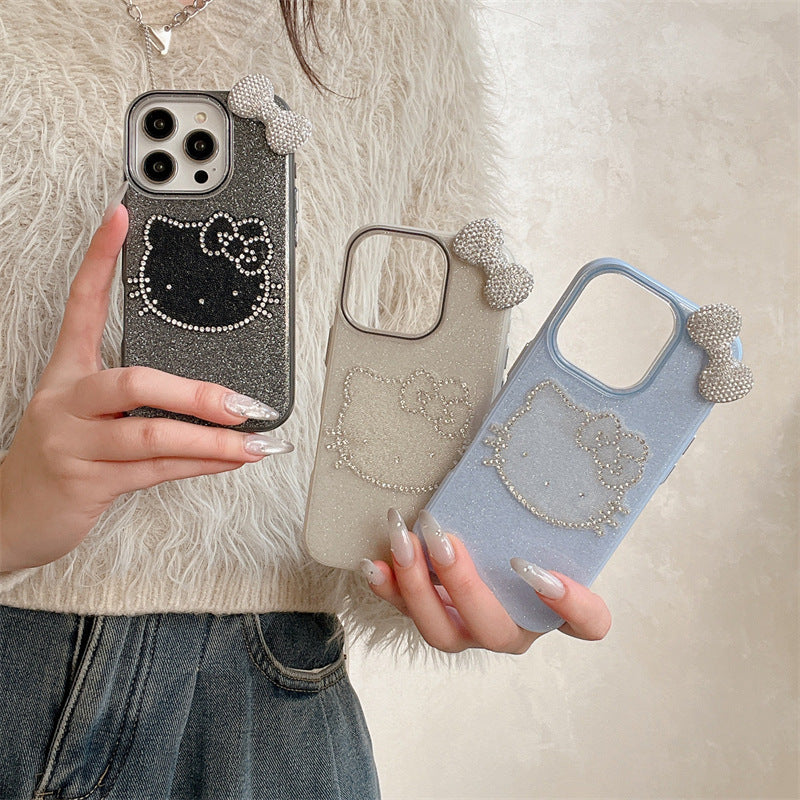 Crystal Bow Kitty Case