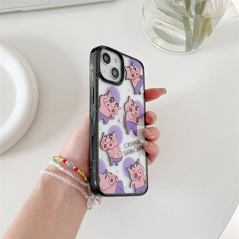 Lilac Shinchan Case