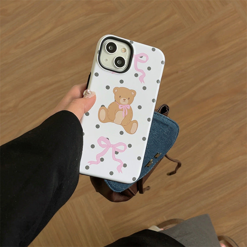 Polka Teddy Case